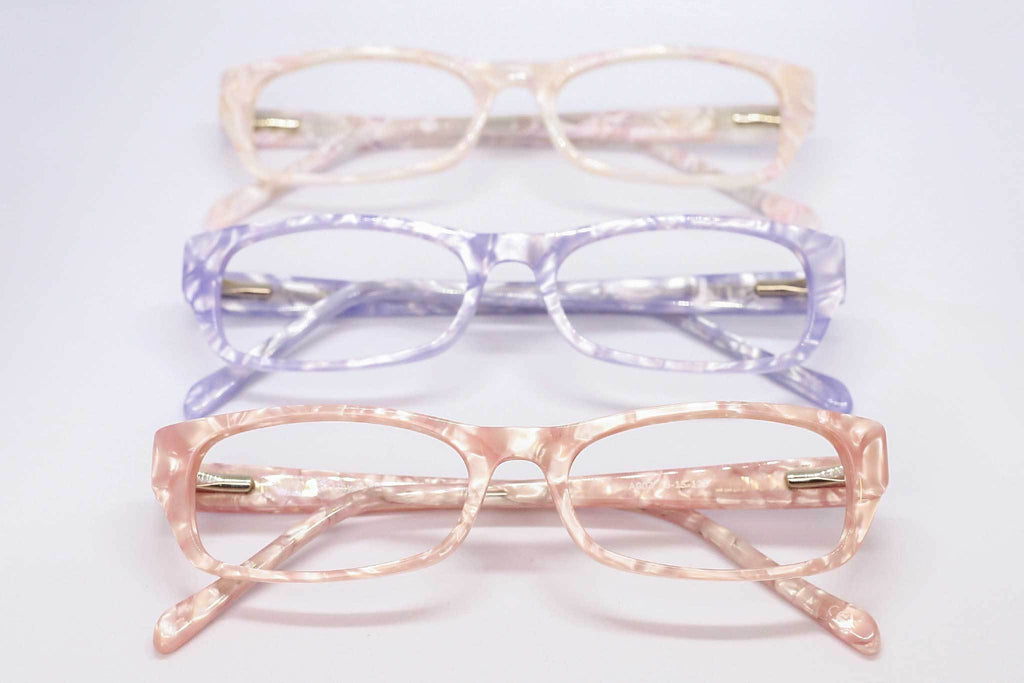 Mother of pearl designer glasses for girls