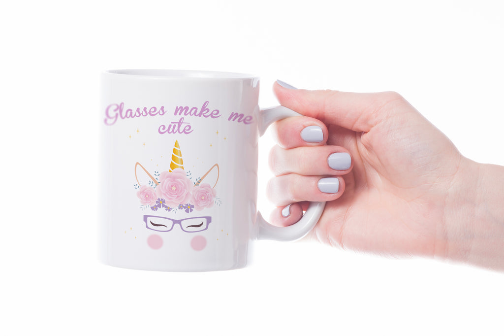 Glasses make me cute - Unicorn Mug - Fairy Specs