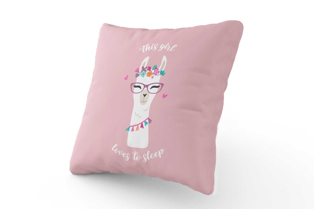 Cushion - This girl loves to sleep - Fairy Specs